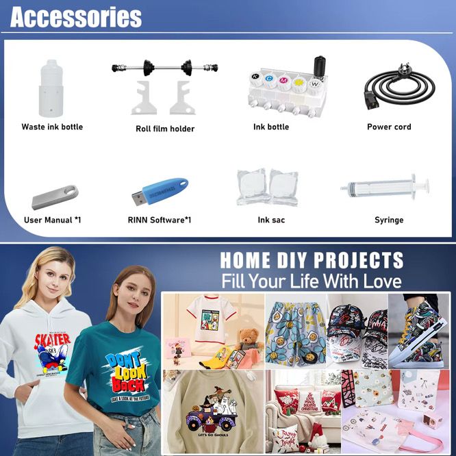 DTF Printers XP600 A3