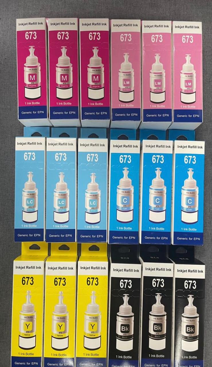 InkJet Bottle for collection Printers